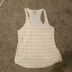 Lucky Brand Crochet Tank Top